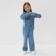Children's costume with the basis (sweatshirt, trousers) KAFTAN Rabbit R.32 (110-116), blue