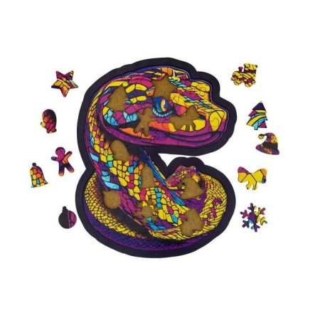 Puzzle Lesch "Anaconda" on the substrate, 52 children.-1