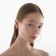 Earrings-rings 6 pairs "Mood" classic, color silver