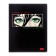Notebook of 48 sheets in the cage "Your look", the cover coated cardboard, selective varnish, rounded corners, 5V, mix