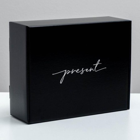 Gift double -sided folding, packaging, “Present”, 27 x 21 x 9 cm-1