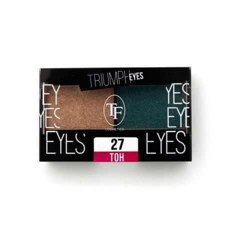 TF Eyes Eye Shadows, 2-Flower, Tone 27 Gold and Emerald
