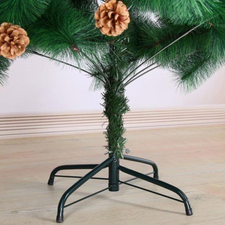 Cedar green cones 180 cm, D needle 10 cm, D of the lower tier 100 cm, 235 branches, metal stand-2