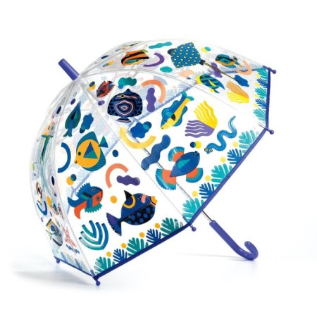Umbrella Djeco "Fish", 8 spokes