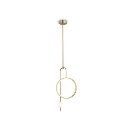 LED LED SCREED OF AMBRELLA LIGHT, LINETECH, FL66437, LED, 13 W, 975LUM, 4200K, Brass color