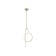LED LED SCREED OF AMBRELLA LIGHT, LINETECH, FL66437, LED, 13 W, 975LUM, 4200K, Brass color