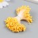 Stream for flowers "yellow" set 360 pcs length 6 cm