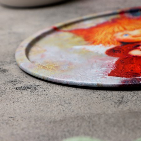 Set of decorative plates "Sun Angel", 3 pcs, 20 x 0.4 x 0.32 cm, metal-5