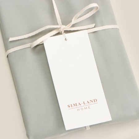 Pillowcase 300S SL Home Percale 50*70+3 cm, central oliv, 100% cotton-2