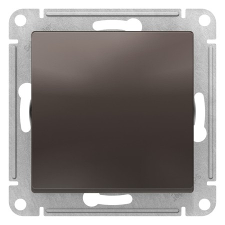 Switch SE AtlasDesign, 10 A, 1 key, CX 1, mechanism, mokko color