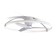 Mantra Nepal, LED, 7200LM, 2700-5000K, 260 mm, 260 mm, white color