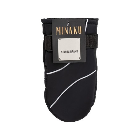 Mittens of winter children's minku, ts.Siniy, rr 16 (18 cm)-3