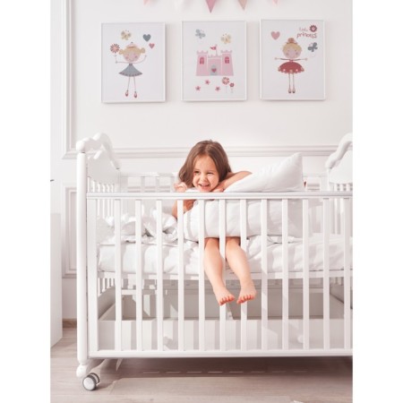 Soft pillow, size 40x60 cm, white color-4