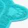 2-in-1 rug for a bowl/toilet for animals Figure, 40 x 25 cm, turquoise
