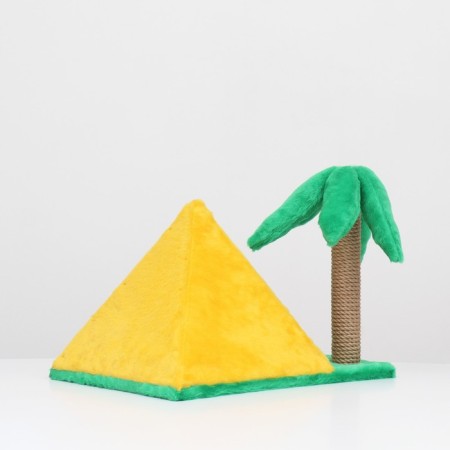 House for cats "Pyramid", with a claw "Palma", 38 x 40 x 61 cm-3