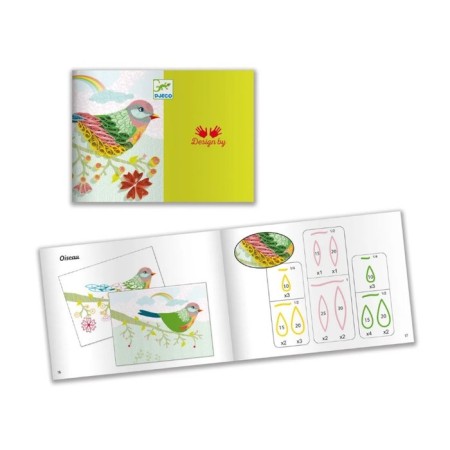 Djeco Quilling Set "Birds"-3