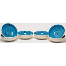 A set of deep plates of Elrington “Airgraph. Sea evening 