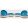 A set of deep plates of Elrington “Airgraph. Sea evening ", 18 cm, 6 pcs