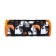 Penal soft, 1 compartment, quadro, 70 x 200 mm, Hatber "Anime" silicone+textiles, black/orange npn_722261