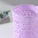 Basket for storage "lace pattern", plastic, 9.8 × 9.8 × 10 cm, mix color
