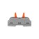 The terminal of electric, combined, 32a, 0.2-4 mm2, 1 input 1 conclusion, set 10 pcs 1010547