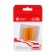 Torso valve cap, luminous, set 4 pcs, orange