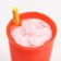 Brying toy "ice cream in a glass" for dogs, 13 x 7 cm, red