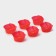 A set of baking shapes “Rose”, silicone, 7 × 3.5 cm, 6 pcs, color mix
