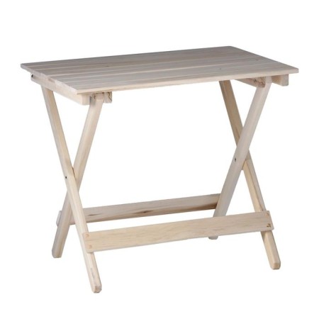 Folding table, 80 × 60 × 75cm, from linden