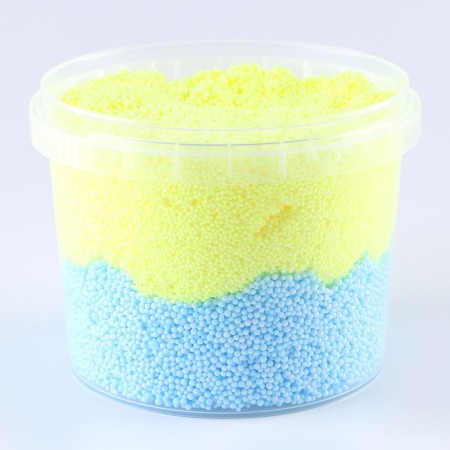 Ball plasticine, container 500 ml, two -tone, mix-5