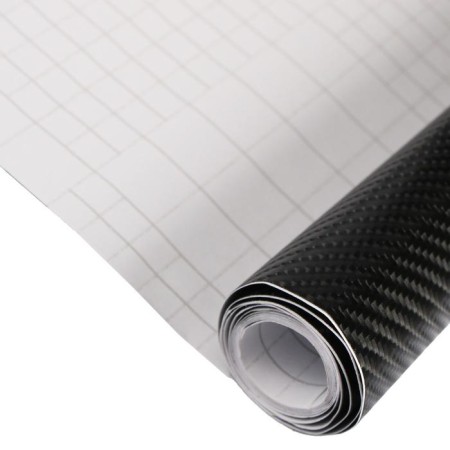 Carbon 3D film, self -adhesive, 20x127 cm, black-1