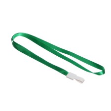 Badge tape, width-10 mm, length-80 cm, with plastic holder, green