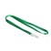Badge tape, width-10 mm, length-80 cm, with plastic holder, green