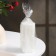 Candle-cylinder "Cross", 4.5x10.5 cm, white, 6 hours