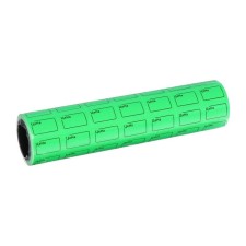 A set of 7 videos, in 1 video 200 pieces, self -adhesive price tags, 20 x 30 mm, green
