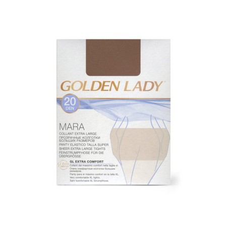 Female tights Golden Lady Mara, 20 Den, size 5, Visone color-1