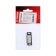 Magnet furniture tundra M001BR, 41x13 mm, small, brown color, 1 pc.