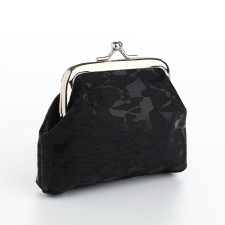 Women's wallet on the farmar, black color