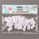 Velcro adhesive base "rectangle", set of 30 pcs., Size 1 pcs: 1 × 1.6 cm