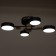 Causteen with PDU 2297/4BK LED 96W 3000-6000K black 63x46x14 cm Bayerlux