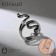 Ring "Snake" spiral, the color is silver, dimensionless