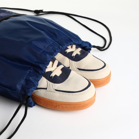 Bag for shoes on the lace, blue color-3