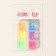 Sequins for the decor of the nails "NEON", multi -colored