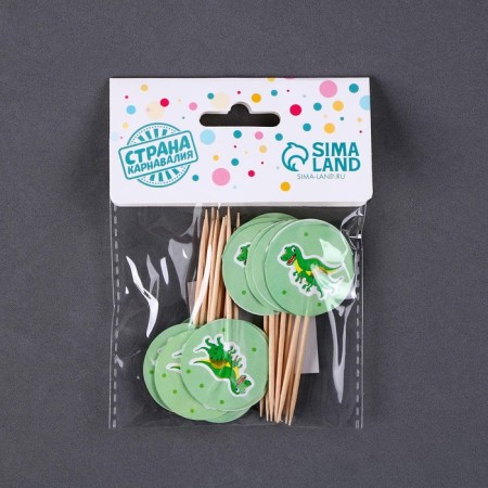 Dinosaurus skewers, in a set 24 pcs.-2