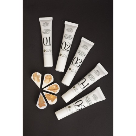Natural moisturizing bb cream shining, tone No. 2 is light almonds, 30 ml-9