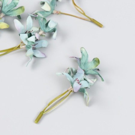 Flowers for decorating "Lilenik" lilac-blue 8.5 cm-1