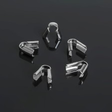 SM-296-2 clip for tape, (set 20 pcs.), Silver color, 3.5 mm