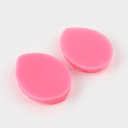 Mold "Cherry Leaf", silicone, 2 parts 7.5 × 5.5 cm, color mix-4