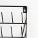 Organizer-book for threads, wall/table, with a stand, 40 × 31 cm, black color