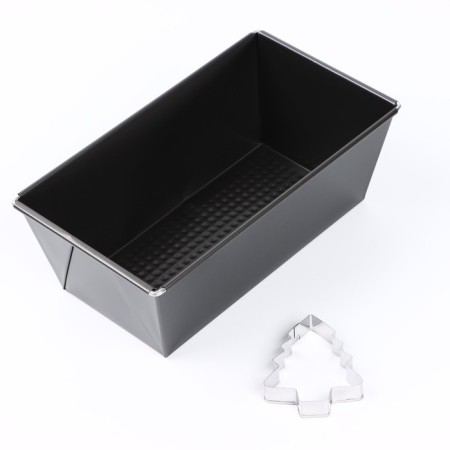 New Year. Set for baking the cupcake "Christmas tree", 2 items-3